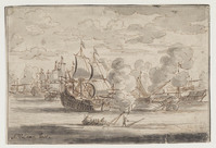 TvB T 107
<br/>
De slag bij Gibraltar, 1607-04-27
<br/>
<em>Laan, Adolf van der</em>